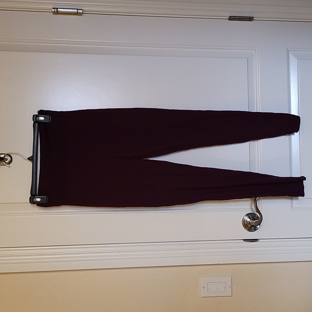 Charlotte Russe plum high waisted leggings
